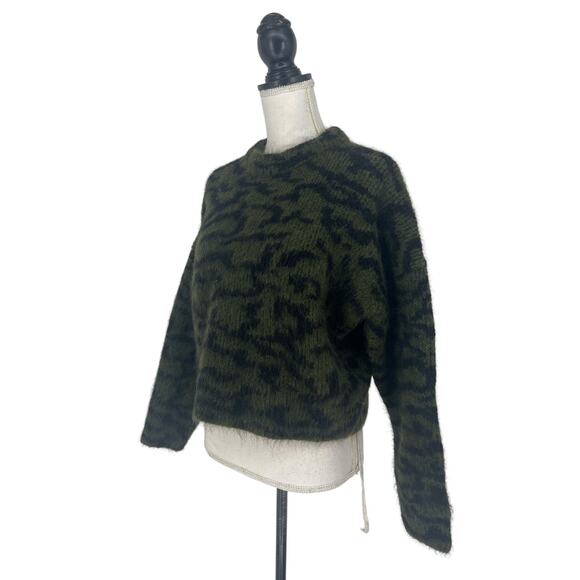 Frame Abstract Jacquard Crew Neck Sweater - Picture 7 of 12